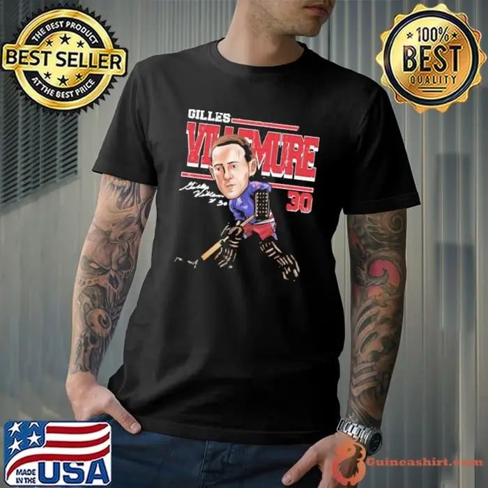 Gilles Villemure Canadian former professional ice hockey goaltender New York R Cartoon Unisex