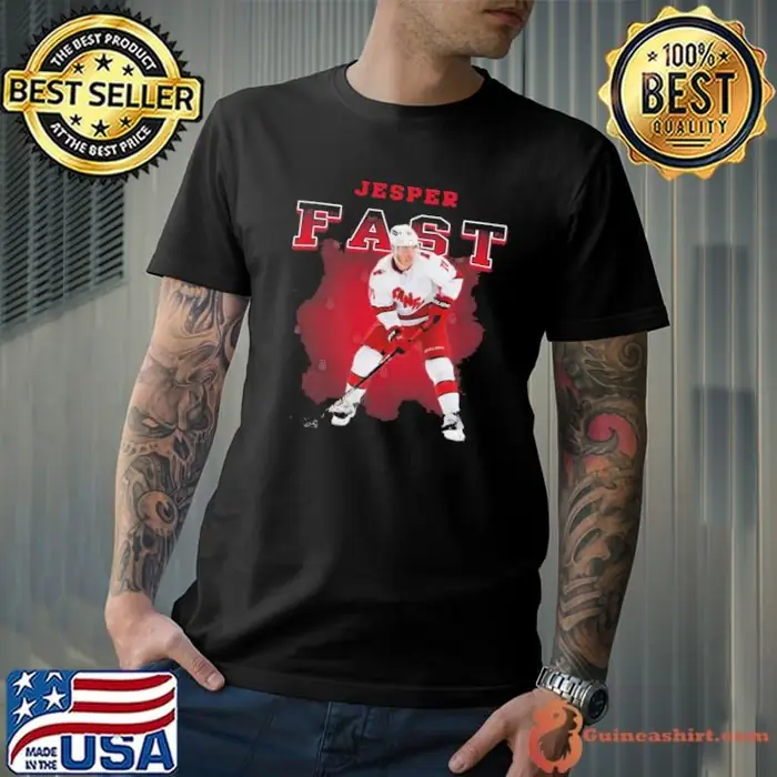 Jesper Fast Swedish professional ice hockey right winger Carolina Hurricanes z Unisex