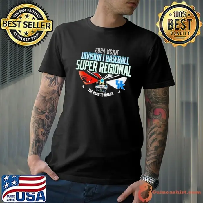 Kentucky Vs Oregon State 2024 NCAA DI Baseball Super Regional the road to Omaha Unisex