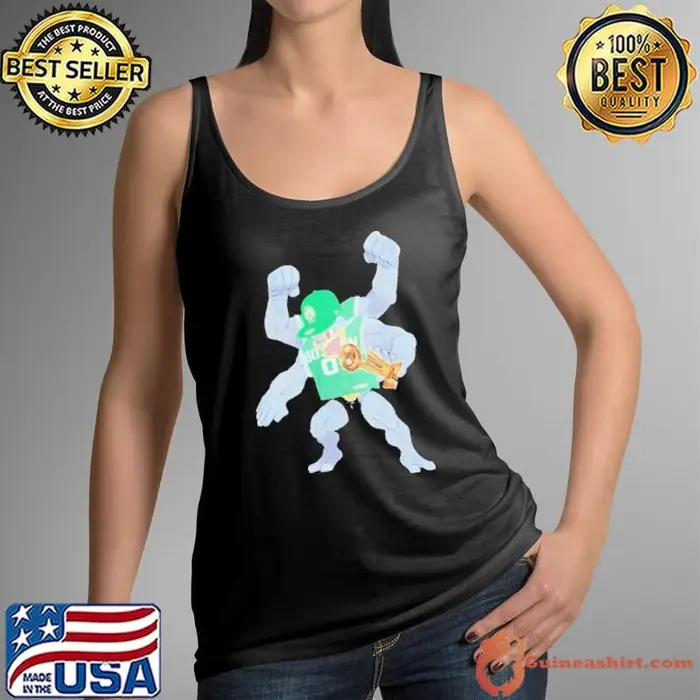 Machamp Pokemon x Boston Celtics Collaborations NBA Finals 2024 Champions Merchandise Tank Top