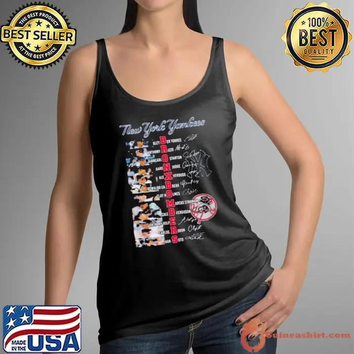New York Yankees 2024 Times Starting Line Up Tank Top