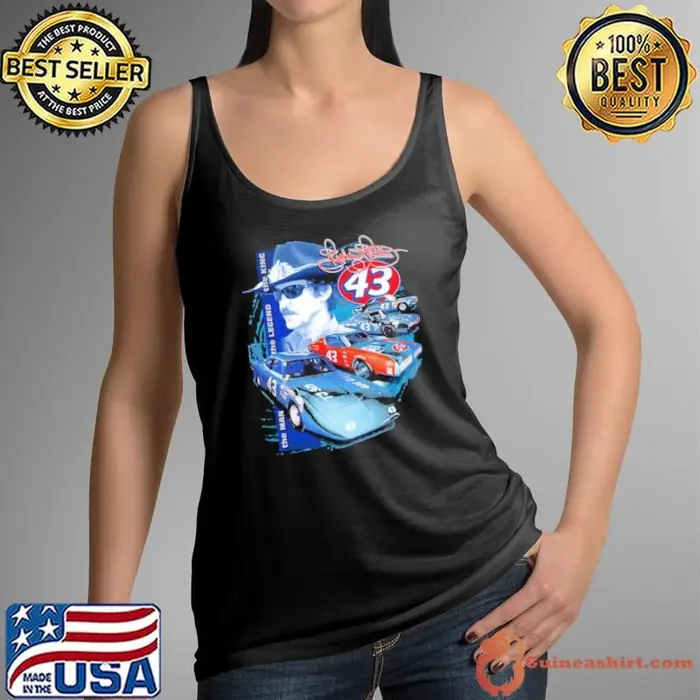 Richard Petty The Man The Legend The King American Racing Tank Top