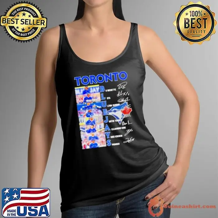Toronto Blue Jays Team Players 2024 Signatures Tank Top