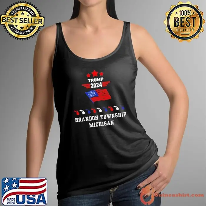 Trump 2024 Brandon Township Michigan Donald Tank Top