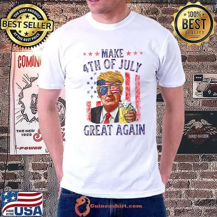 Trump Make 4th of July Great Again 4th Of July American Flag Unisex