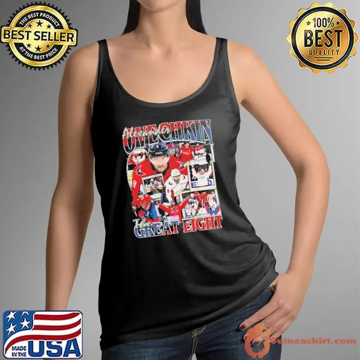 Alexander Ovechkin Russian professional ice hockey left winger The Great Eight Tank Top