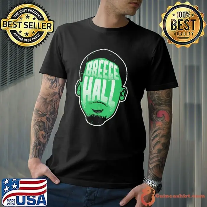 Breece Hall New York J Player Silhouette an American football running back Unisex