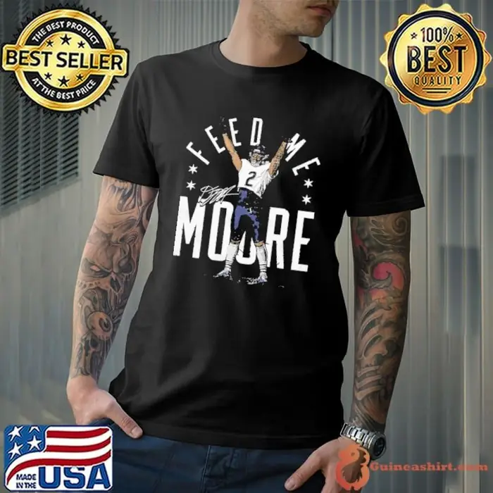 D.J. Moore Chicago Feed Me MOORE Signature Stars Unisex