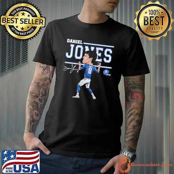 Daniel Jones New York G Cartoon an American football quarterback Unisex