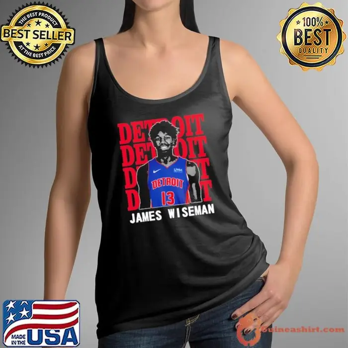 Detroit Pistons James Wiseman 13 American professional basketball Tank Top