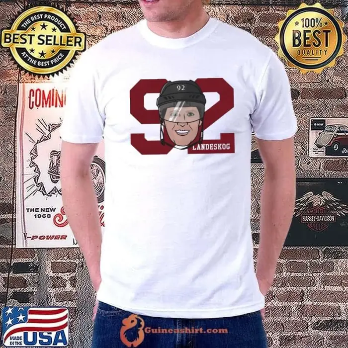 Gabriel landeskog illustration Swedish professional ice hockey left winger Unisex