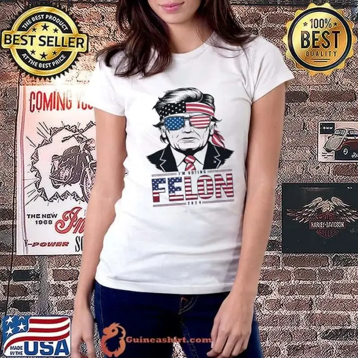I'm voting felon 2024 american flag donald trump president Ladiestee