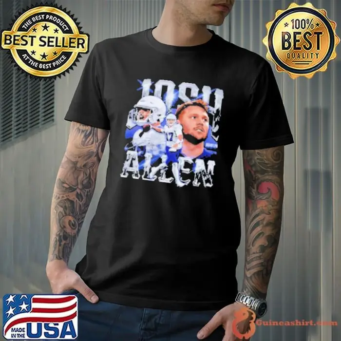 Josh Allen Buffalo Vintage Player Rugby Buffalo Bills Unisex