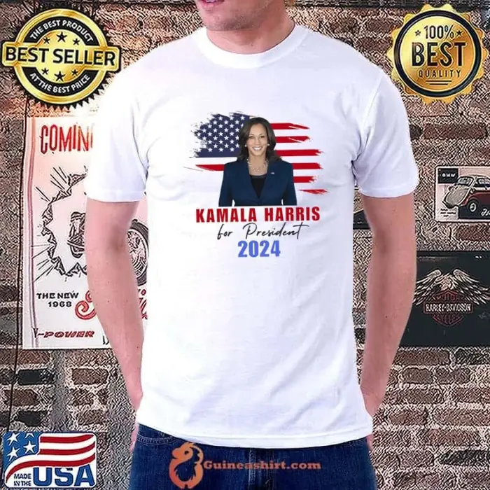 Kamala Harris For President 2024 American Flag Election Unisex