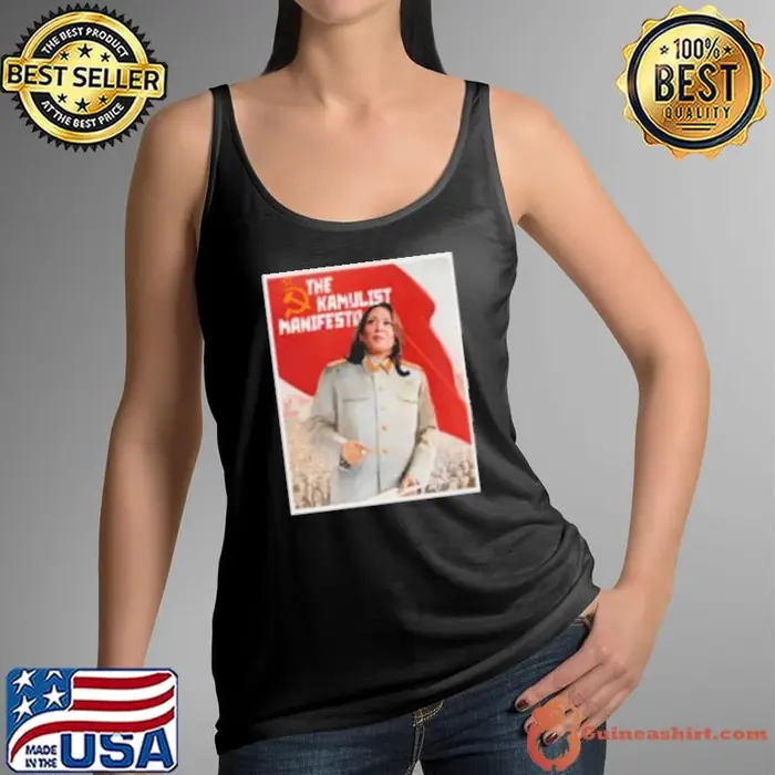 Kamala Harris The Communist Kamulist Manifesto Tank Top