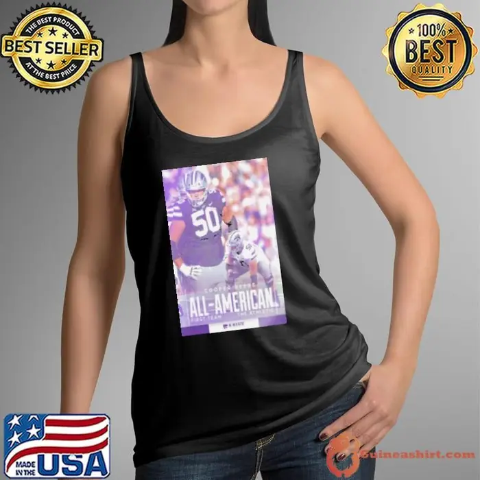 Kansas State The Athletic Cooper Beebe All American First Team Poster Tank Top
