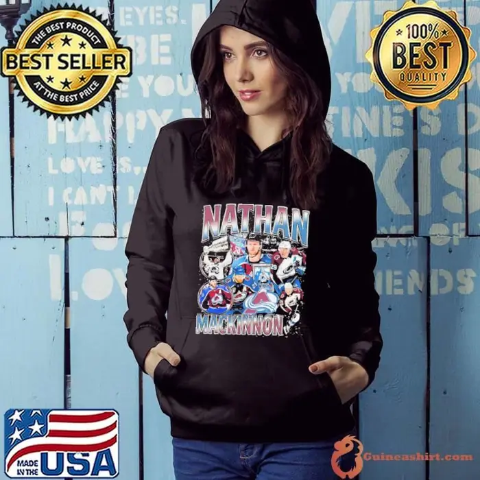 Nathan Mackinnon Canadian professional ice hockey centre Vintage Bootleg Hoodie