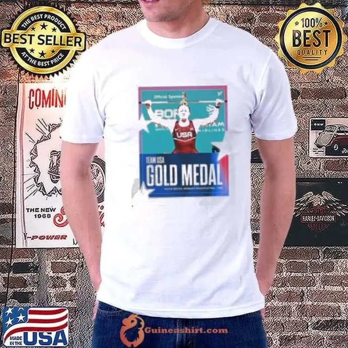 Olivia Reeves Team USA Gold Medal Women’s Weightlifting 71kg Paris Olympic 2024 Poster Unisex