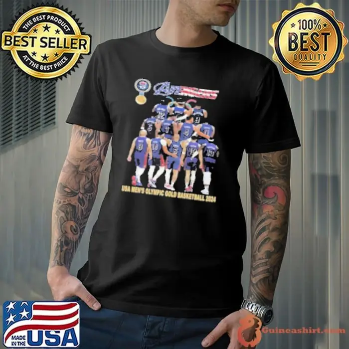 Olympic 2024 USA Team Avengers Men'S Basketball Gold Medal Unisex