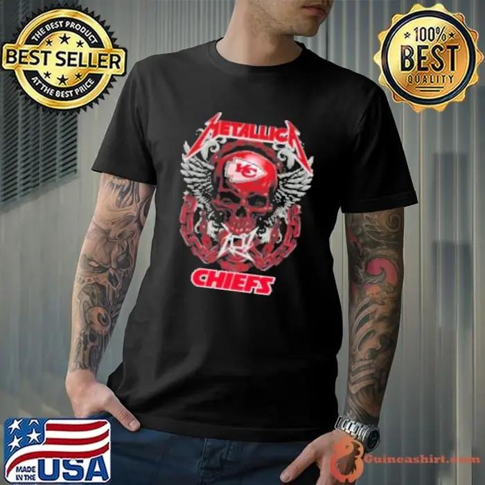 Skull Metallica Kansas City Chiefs World Tour 2024 Unisex