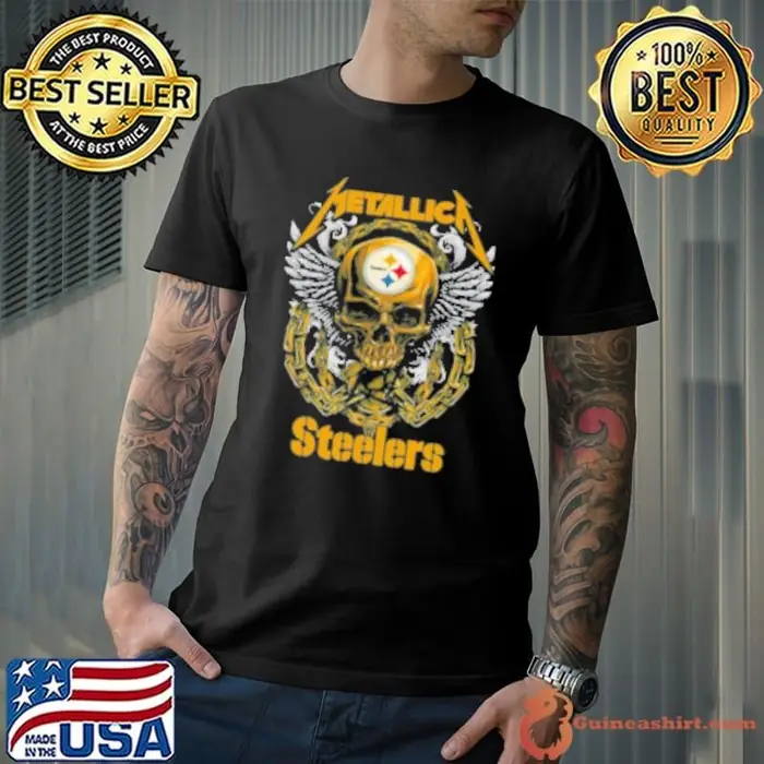 Skull Metallica Pittsburgh Steelers World Tour 2024 Unisex