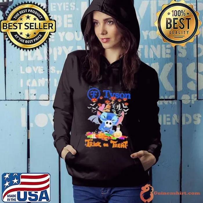 Stitch witch trick or treat Tyson love this halloween Hoodie