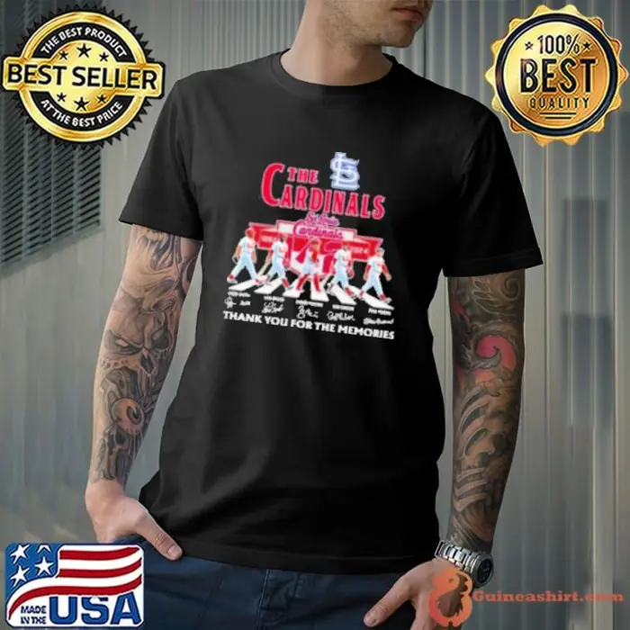 The St Louis Cardinals Abbey Road 142 Anniversary 1882 2024 Thank You For The Memories Signatures Unisex