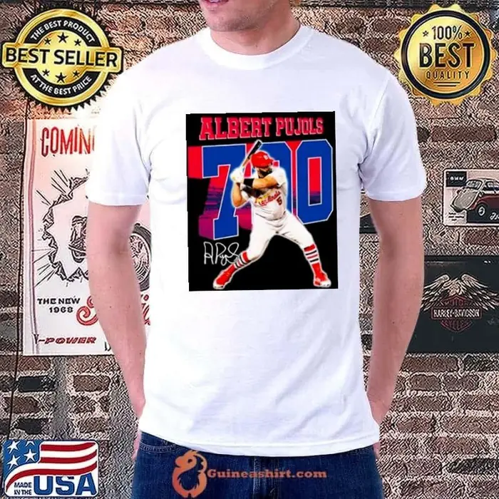 Albert Pujols 700 Career Home signature Unisex