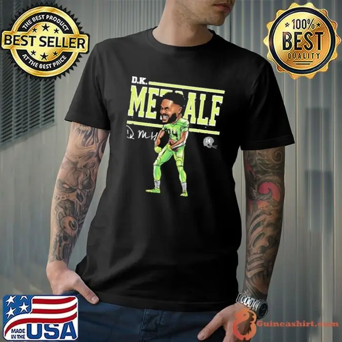 D.K. Metcalf American professional football wide receiver Seattle Cartoon Unisex