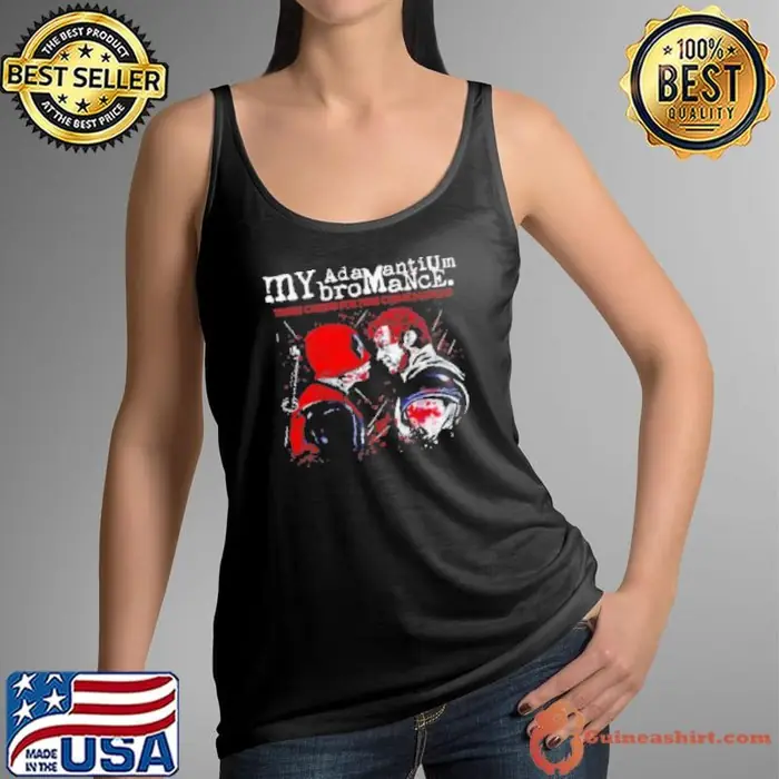 Deadpool And Wolverine X My Chemical Romance My Adamantium Bromance Hree Cheers For Free Chimichangas Tank Top