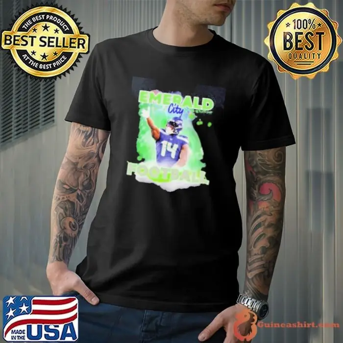 Emerald city football DK Metcalf Seattle Seahawks Unisex