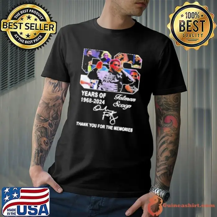 Fatman Scoop 56 Years Of 1968 2024 Thank You For The Memories Unisex