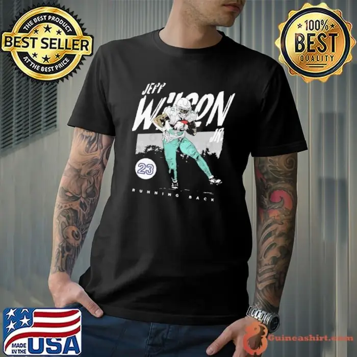Jeff Wilson Jr. American football running back Miami Grunge Unisex