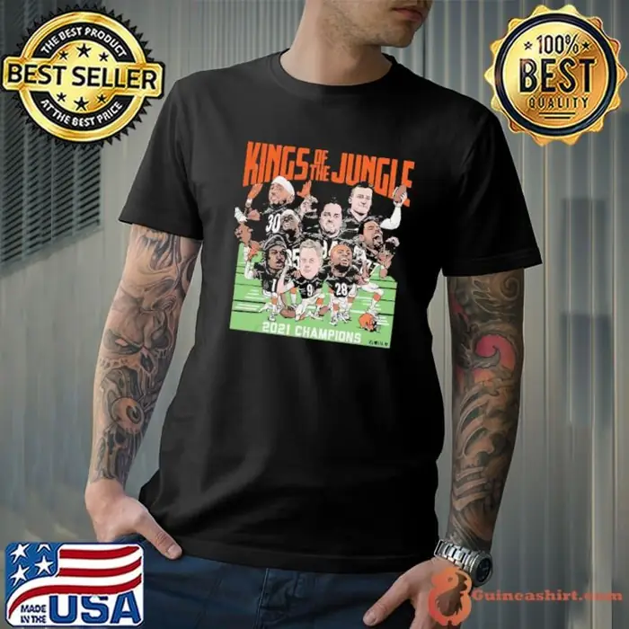 Joe Burrow Kings Of The Jungle Caricatures American professional football quarterback Unisex