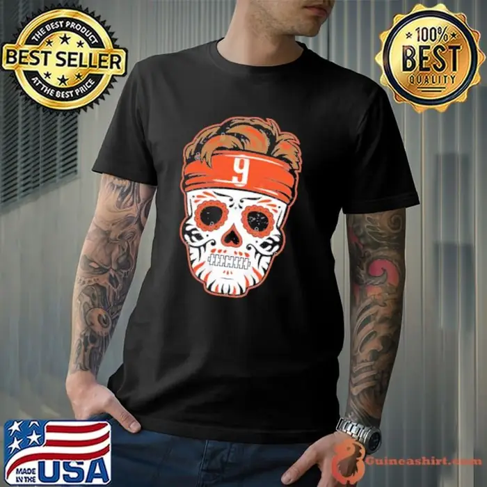 Joe Burrow Sugar Skull American professional football quarterback Unisex