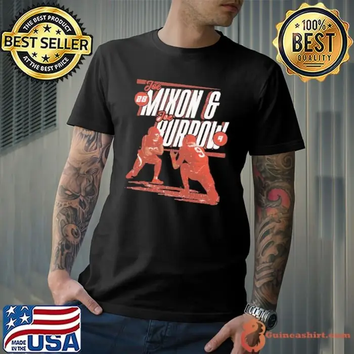 Joe Mixon & Joe Burrow Cincinnati Celeb professional football running back Unisex