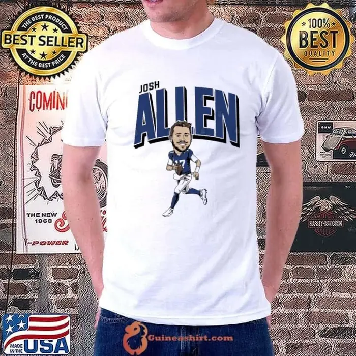 Josh Allen Caricature American professional football quarterback Unisex