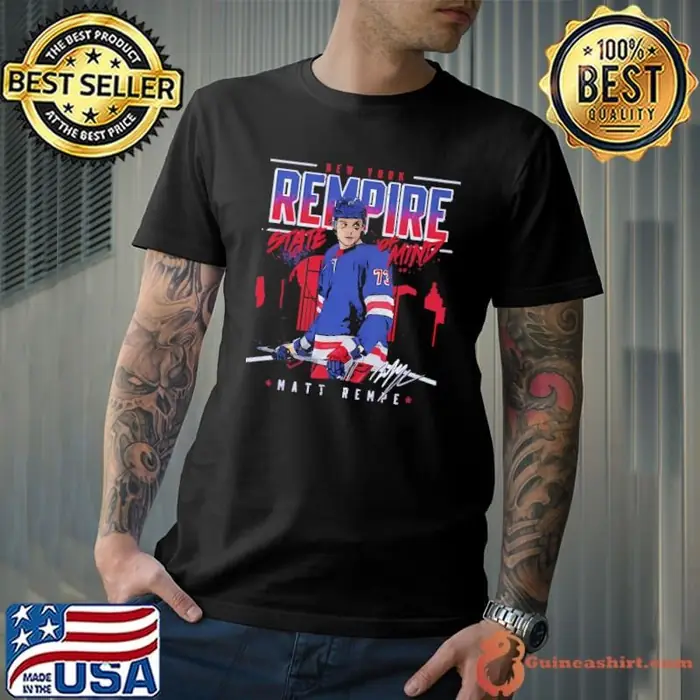 Matt Rempe New York R Rempire State Of Mind Canadian ice hockey centre Unisex