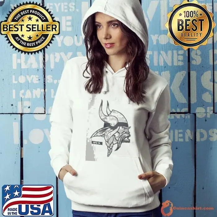 Minnesota Vikings Nike White 2024 Salute To Service Legend Performance Hoodie