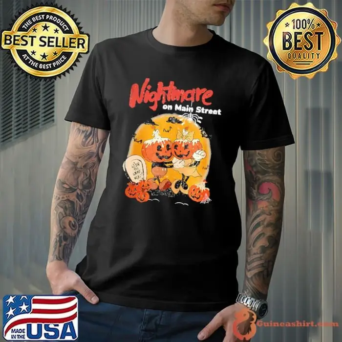 Nightmare On Main Street Wish You Were Halloween Pumpkin Mainstreet Unisex