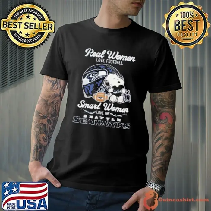 Official Snoopy Seattle Seahawks Real Women Love Football Love Seahawks Unisex