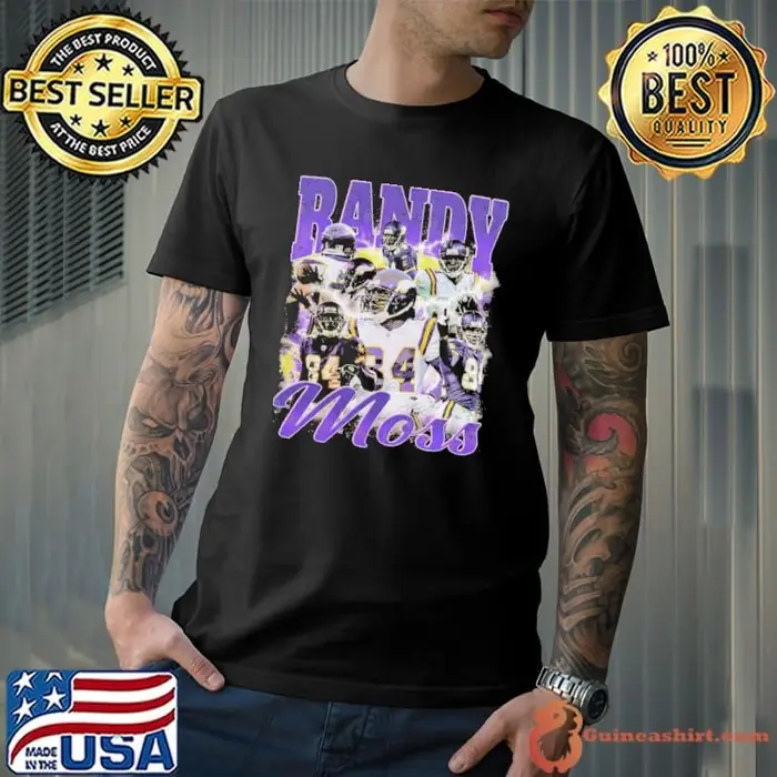 Randy Moss American former professional football wide receiver Retro Bootleg Unisex