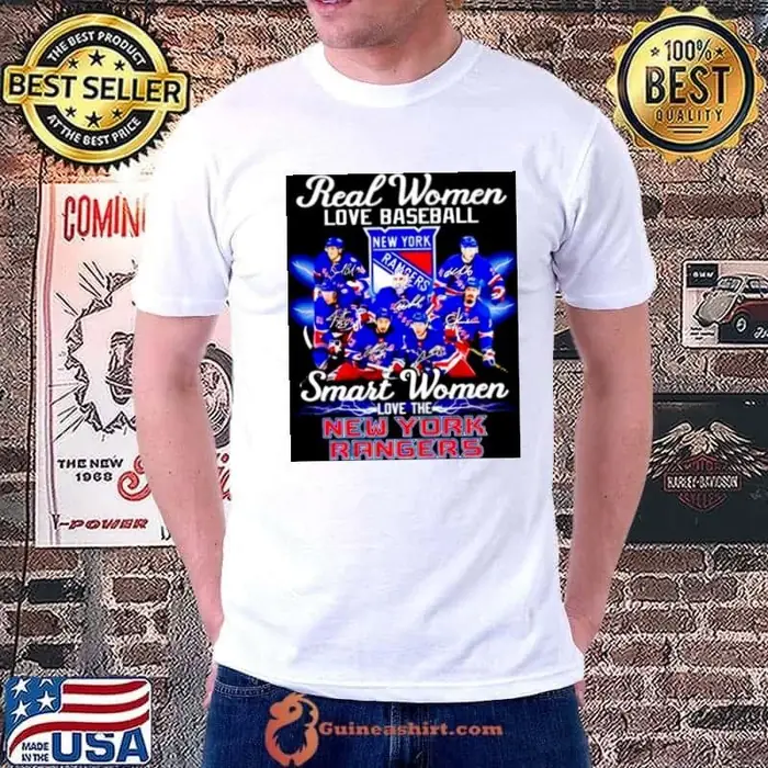 Real women love baseball smart women love the New York Rangers Unisex
