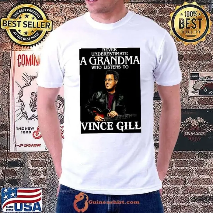 Retro Never Underestimate A Woman Who Listens To Vince Gill Unisex