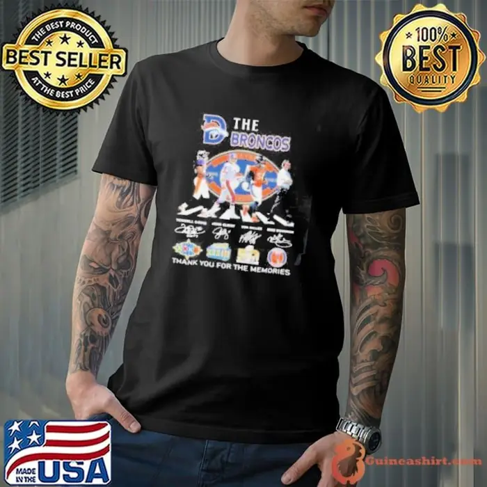 The Denver Broncos Thank You For The Memories Unisex