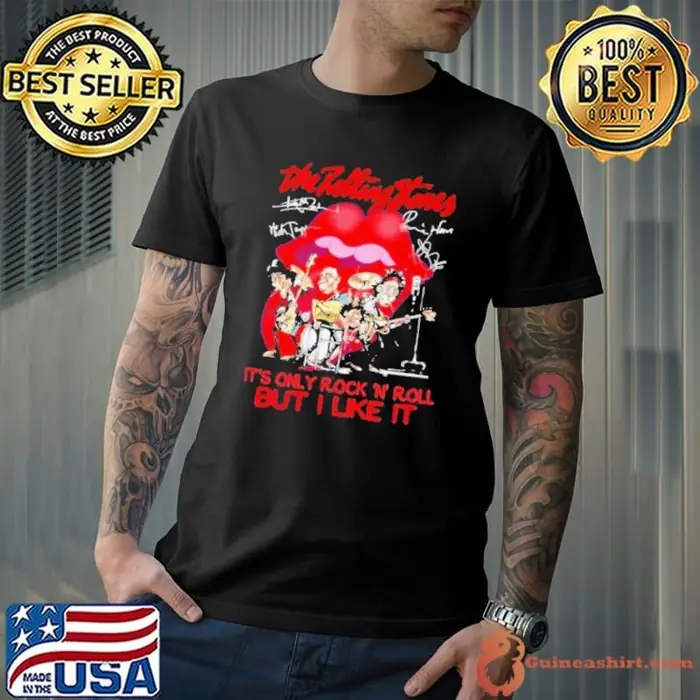 The Rolling Stone It’s Only Rock And Roll But I Like It Lips Signature Unisex