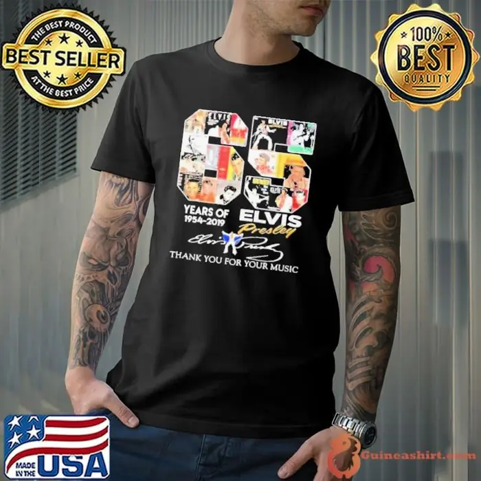 65 years of Elvis Presley thank you for the memories signature Unisex