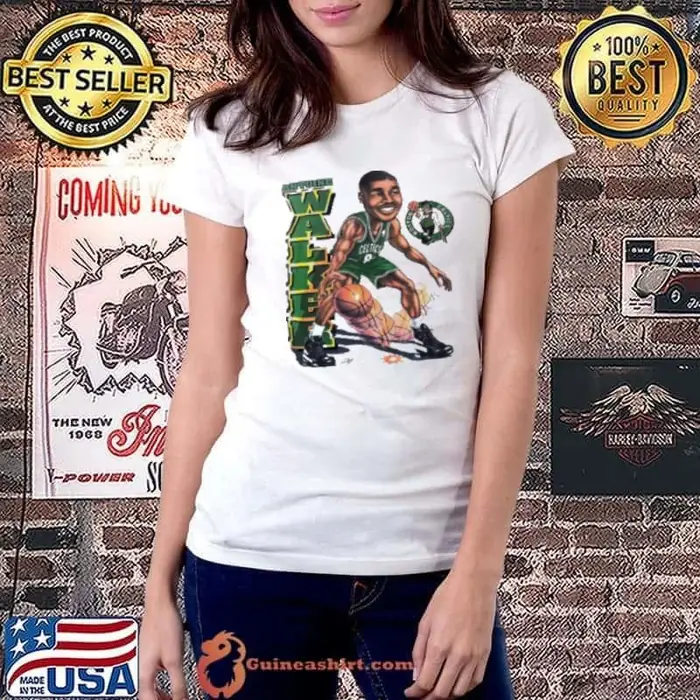 Antoine Walker Boston Celtics basketball caricature vintage Ladiestee