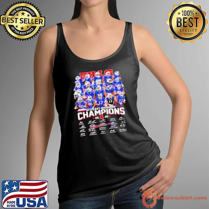 Bills Afc East Divisions Champions 2020 Signature Tank Top