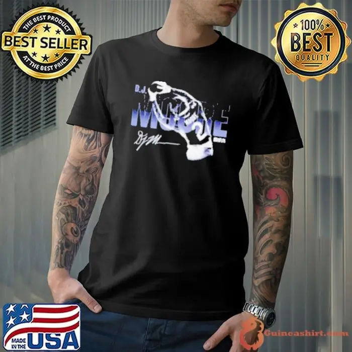 D.J. Moore Chicago Bear Overlay signature Unisex